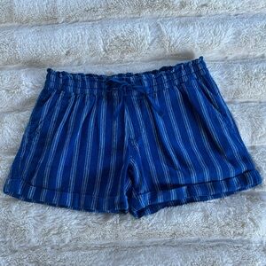 Old Navy Blue Pinstriped Shorts